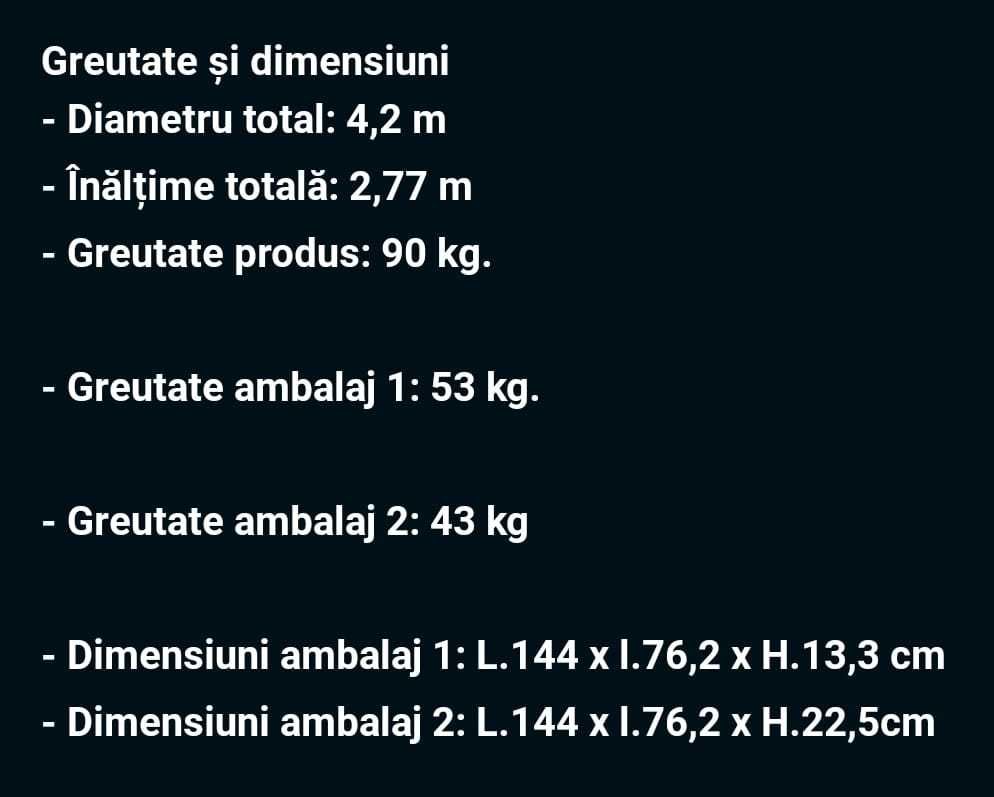 Trambulina 420 cm