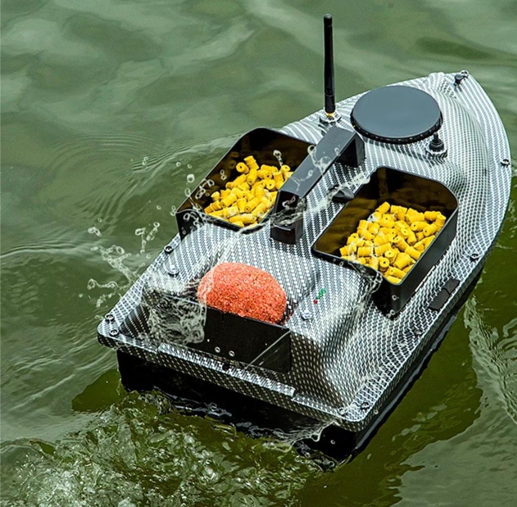 Лодка за захранка карбонова 16 точков GPS Bait Boat,сонар сак зар-авто