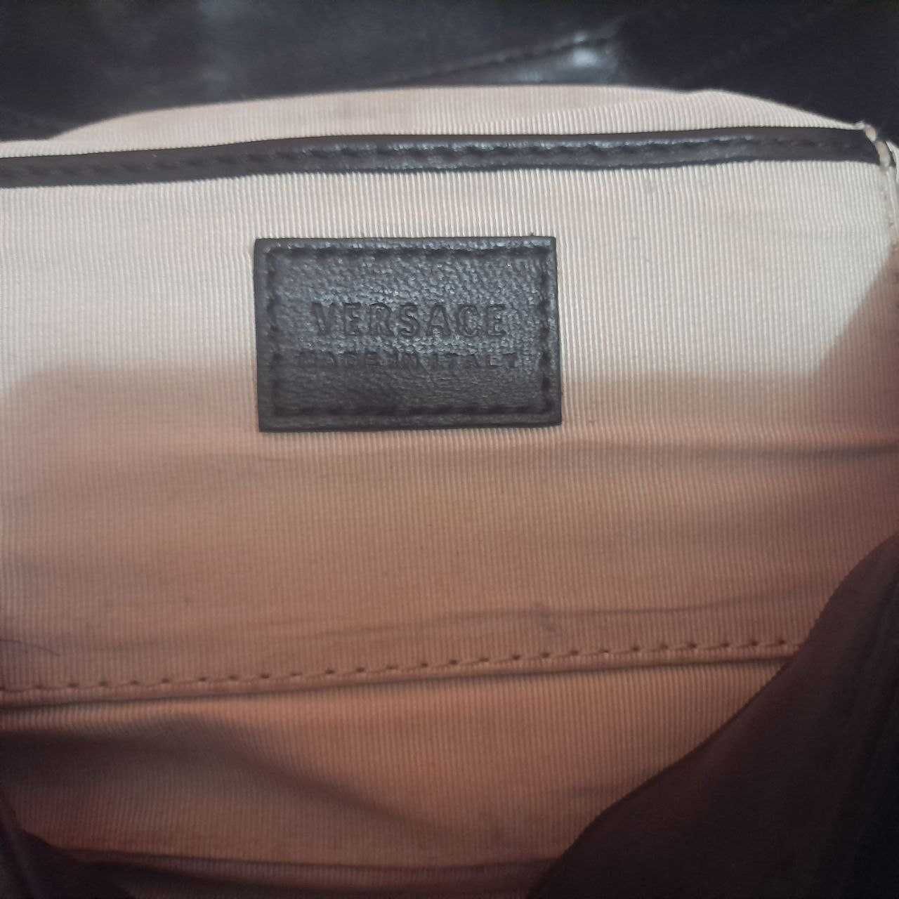 VERSACE клатч сумка из кожи питона / Made in Italy