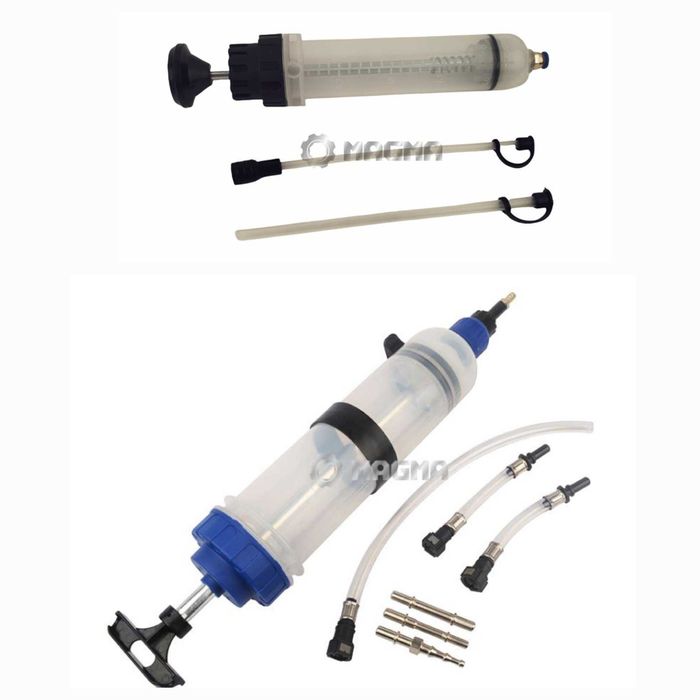 Шприц за масло,антифриз и течности 0,200 и 1,5 литра