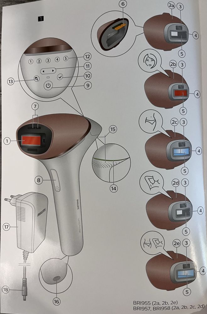 ФОТОЕПИЛАТОР Philips Lumea  BRI958