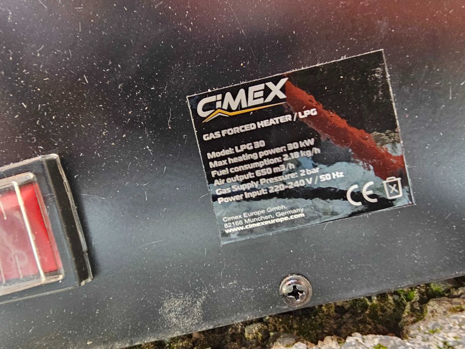 Газова печка Cimex 30kW