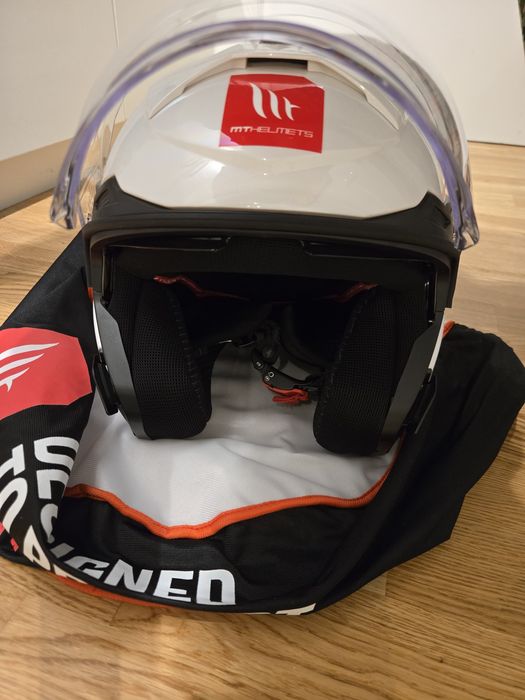 Casca moto/scuter MT Helmets Cosmo SV Solid A0 White