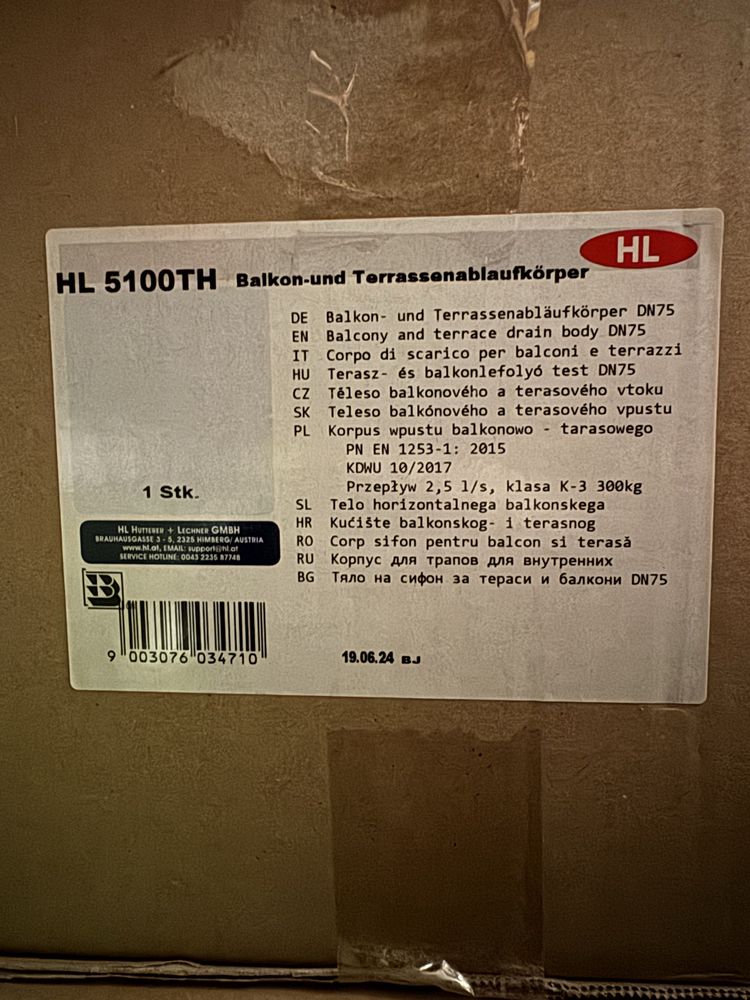 Scurgere Hutterer Lechner HL5100TH nou