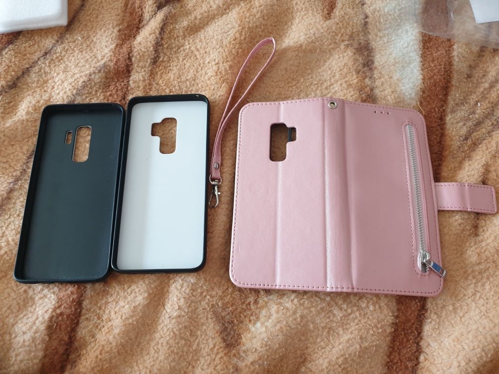 Huse Samsung S9+ plus, noi, flip case, silicon