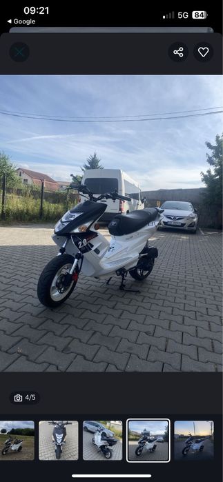 Scuter TGB bullet 2.0 limited white edition