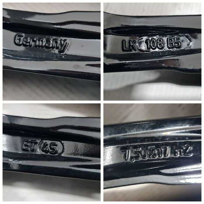 Jante 17 DS Peugeot Citroen 7.5Jx17 ET45 5x108 65.1mm