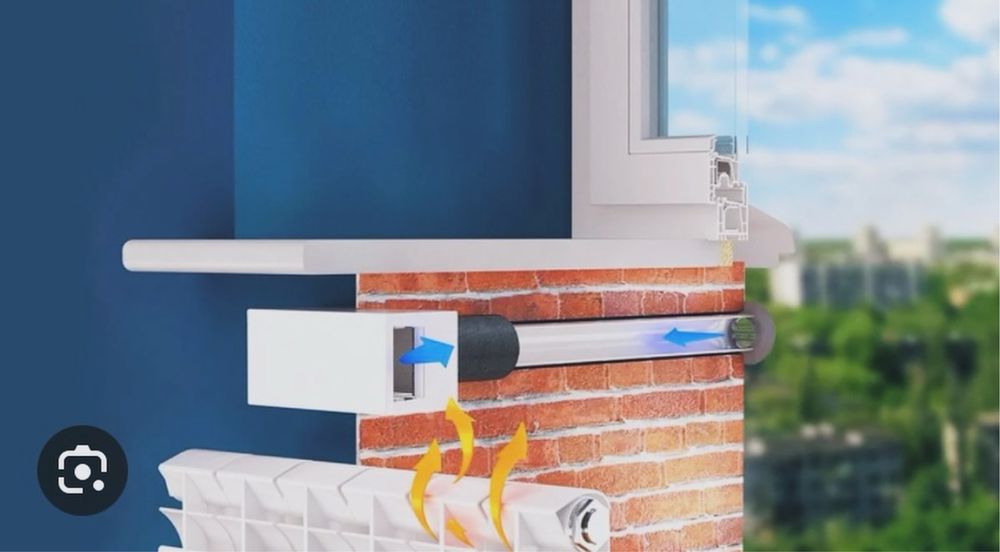 Приточный клапан с установкой на чистовую