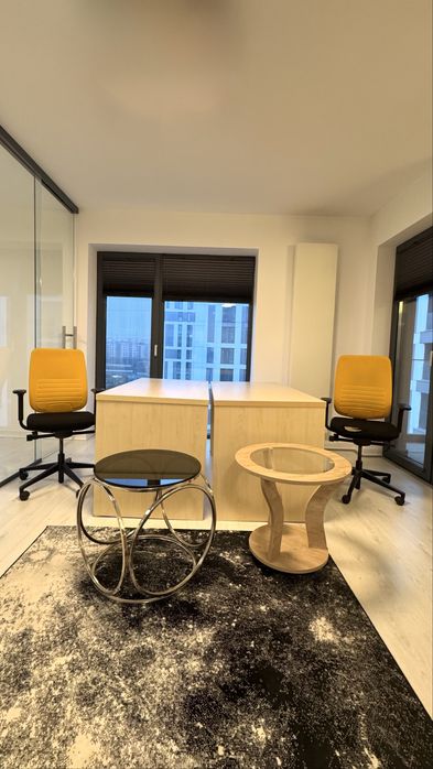 Set mobilier birou + biblioteca +set bar+masute+2 covoare+2 tablouri