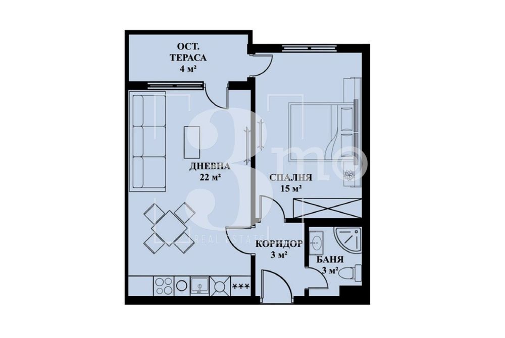 Продава се Двустаен апартамент в София, Люлин 5 - 68 кв.м за 1650 €/кв.м - Снимка #6