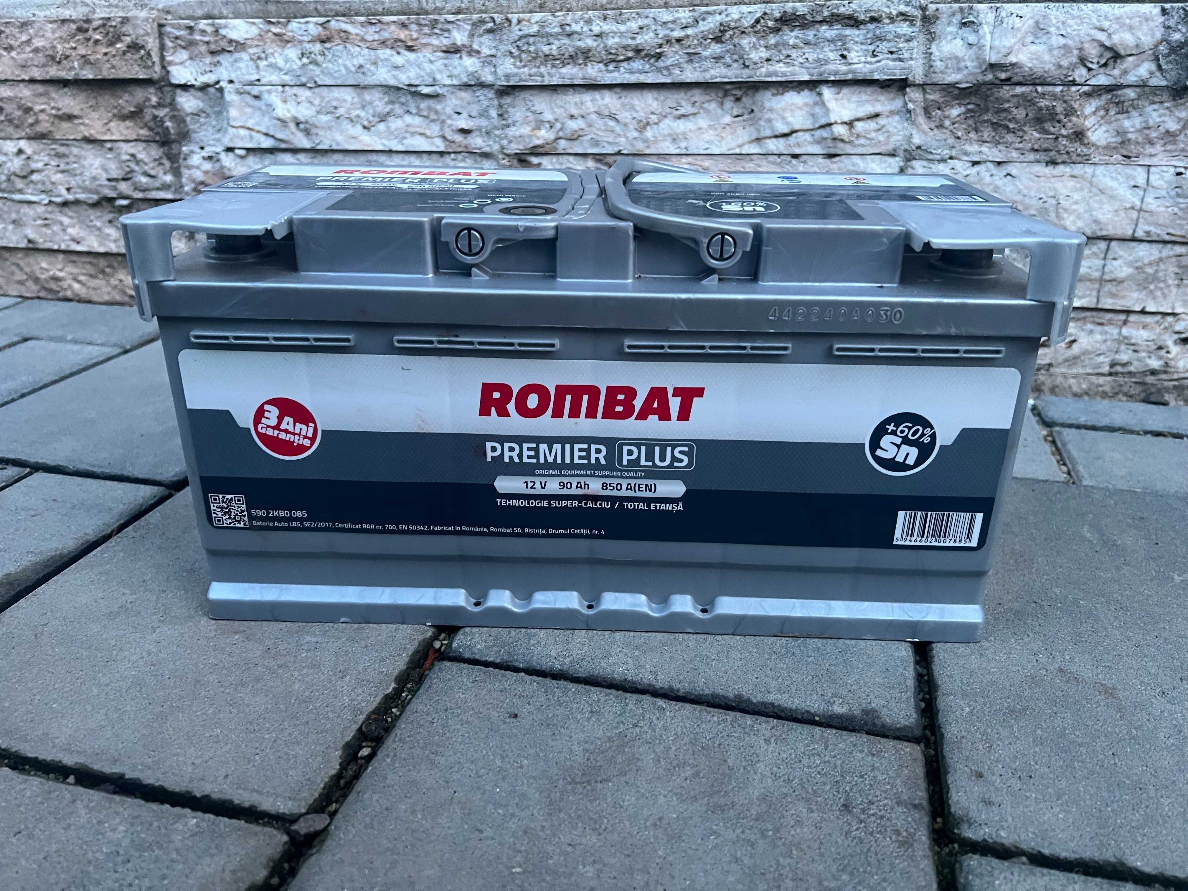 Baterie acumulator auto Rombat 90Ah 850a Rombat Premier Plus 12V *noua