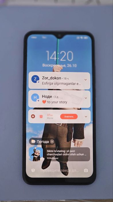 RedmMi9 ekrani oziniki almashmagan