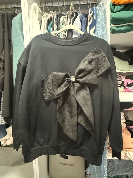 Bluză trening elegantă cu funda