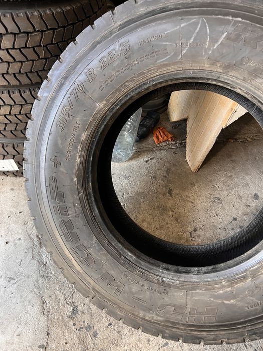 4 anvelope camion 315/70/22.5 , HdW Grip , 8-10 mm !