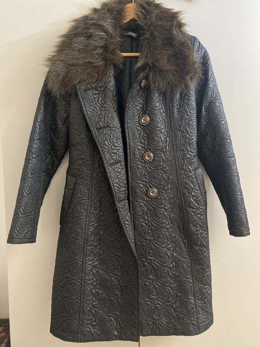 Palton matlasat elegant, marimea S