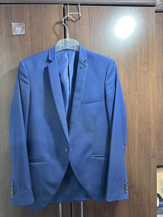 Sacou barbati albastru
