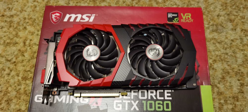 Видеокарта MSI Geforce GTX 1060 Gaming X 6Gb