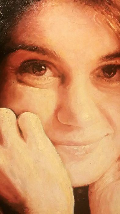 Tablou Pictura ulei Portret Mirela Rosca CEO Grup Extenso(SSD) 30x40cm