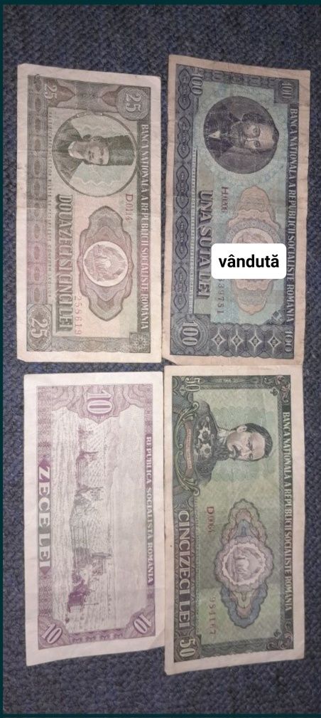 Vând 16 bancnote Românești