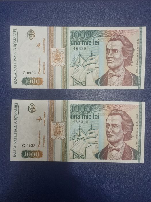 Bancnote Romanesti UNC, stare perfecta
