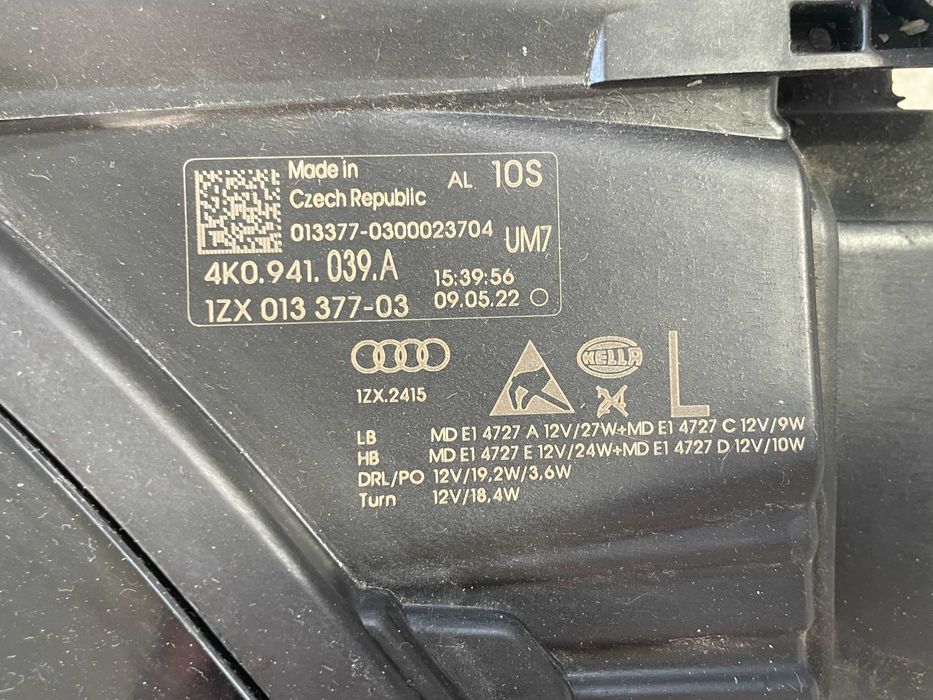 Far stanga Matrix Audi A6 C8 cod 4K0941039A