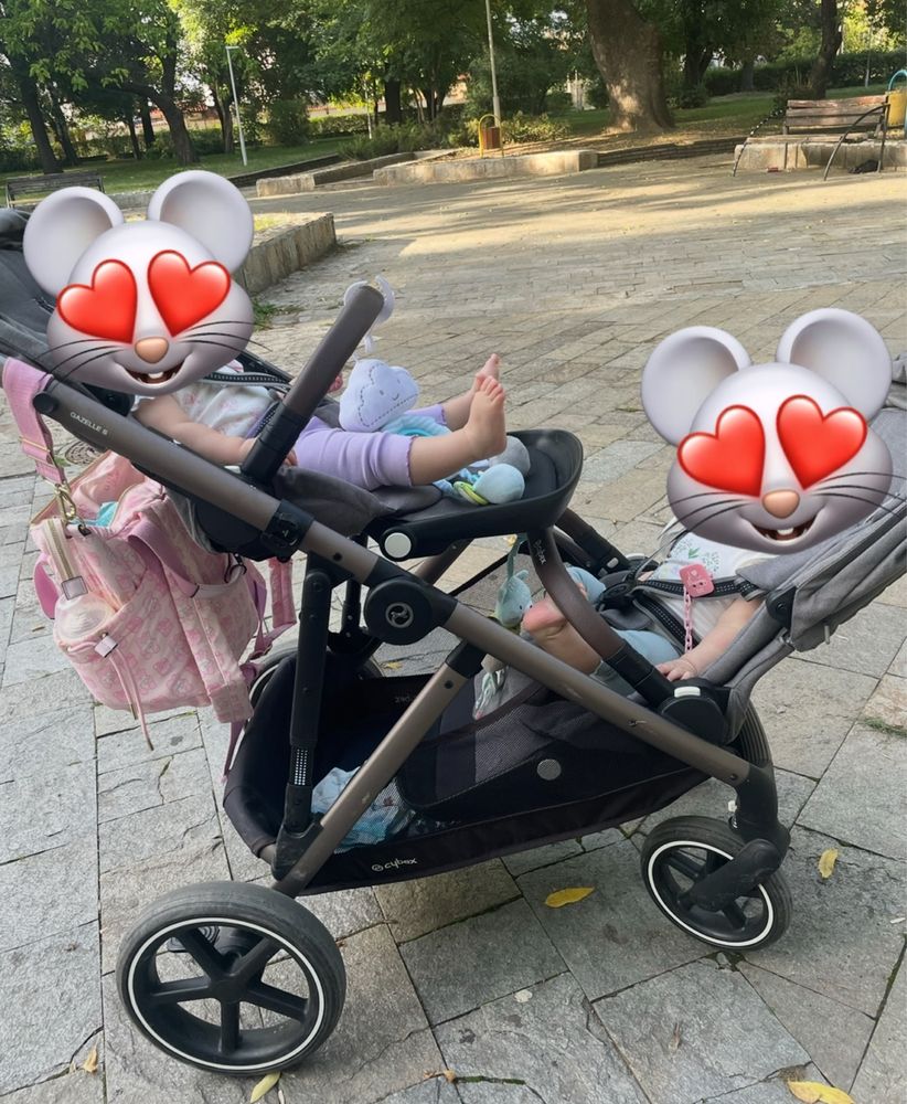 Cybex gazelle s за близнаци