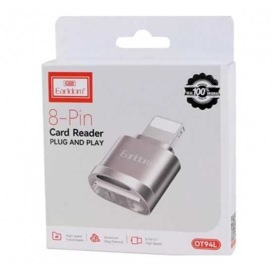 Card Reader за iPhone Lightning EARLDOM OT94L Четец за карти SD