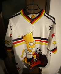 Tricou Vintage 2000’s Bart Simpsons X Germany Football