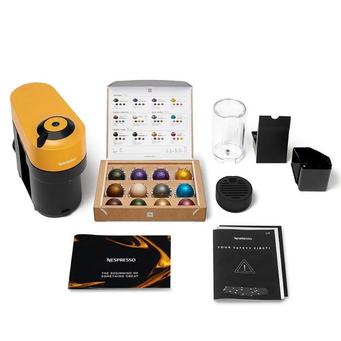 Кафемашина с капсули NESPRESSO VERTUO POP Mch Yellow