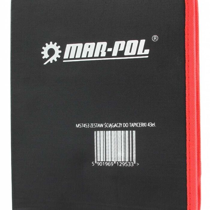 Пълен комплект инструменти за демонтаж тапицерия и щипки 43ч MAR-POL