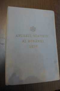 Anuarul Statistic al Romaniei 1929 Annuaire Statistique Roumanie