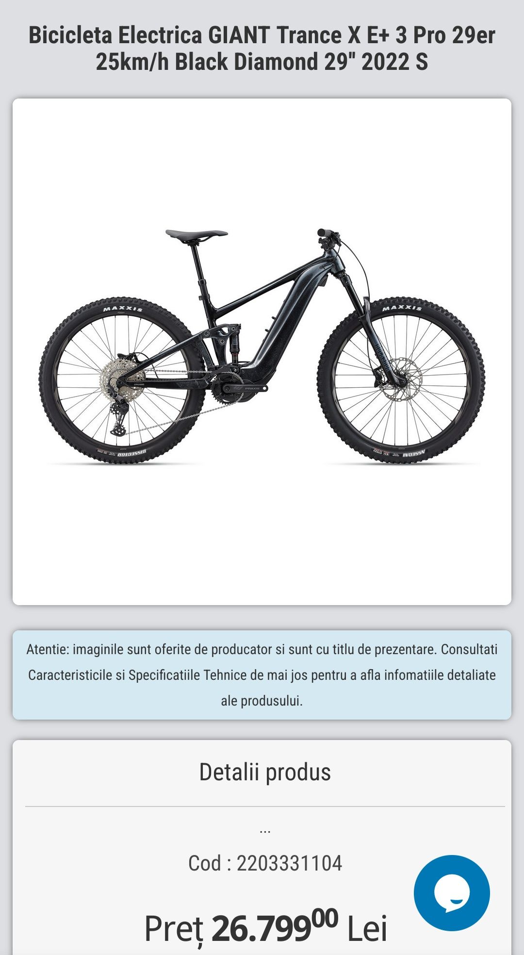 Giant trance X E+ 3 PRO 29"