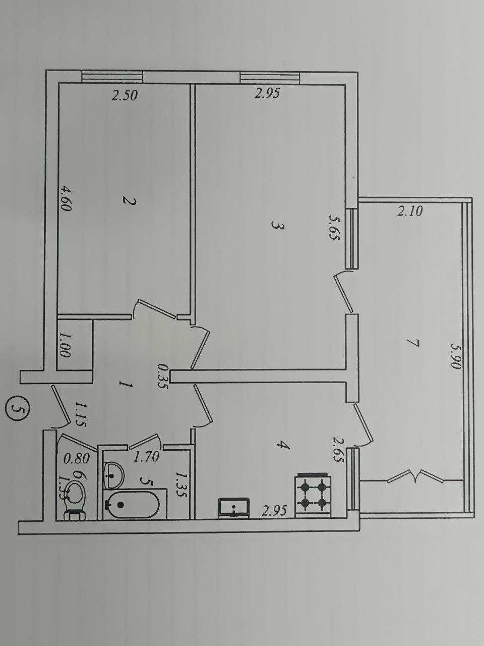 Чилонзор 11 квартил 2-2-4.банкскей дом,балкон 2× 6