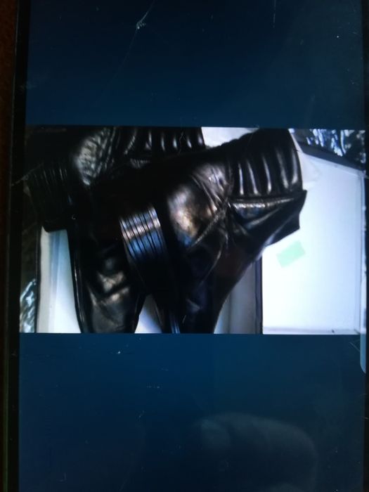 Geaca blugi prespalata cu încaltaminte