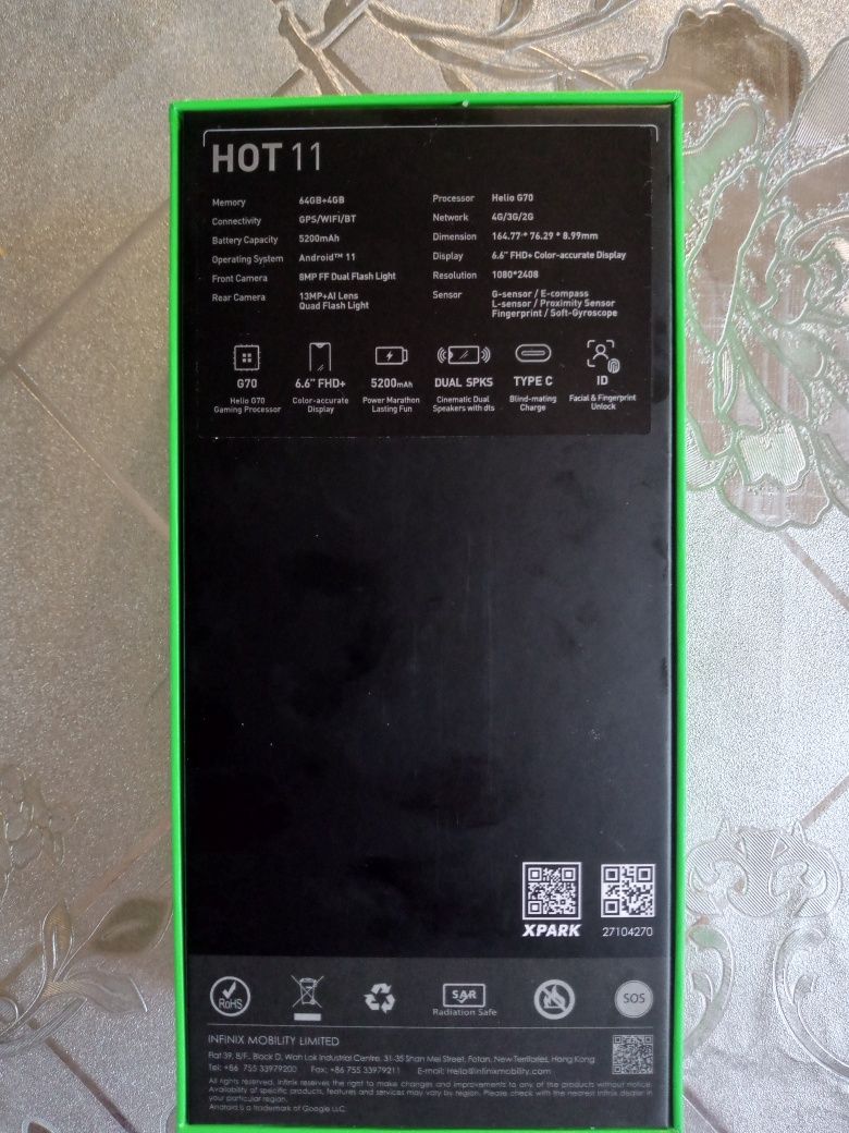 Продам Смартфон infinix