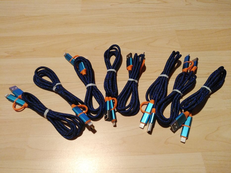 Кабели 2в1 Micro usb/iPhone 5/6/7/8 и други