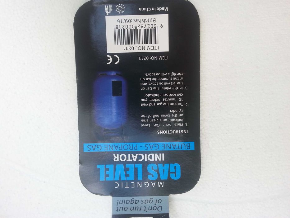 Indicator de nivel gaz in butelie, rulota, barca, camping