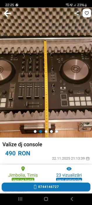 Fly case dj consola .