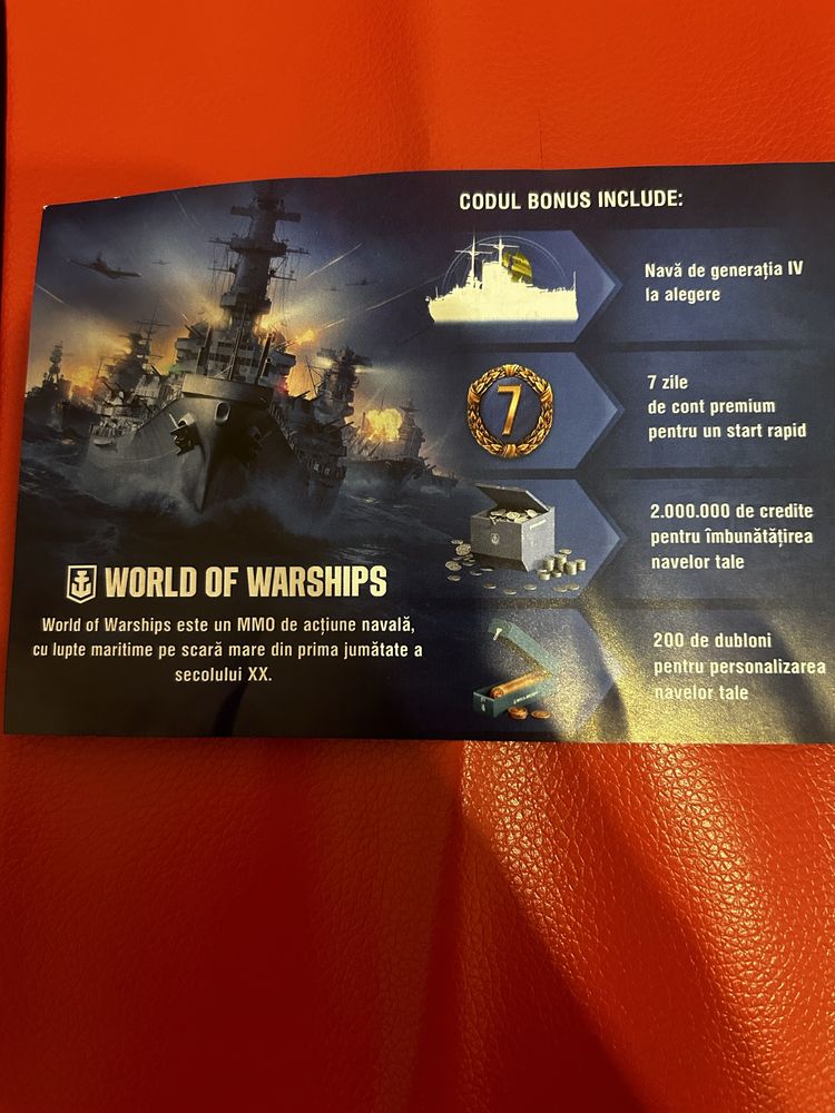Cupon World of Warships