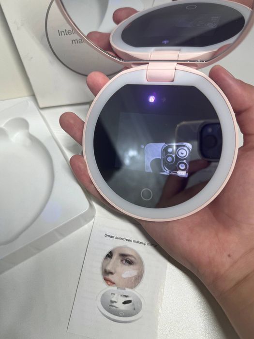 Smart зеркало для контроля качества spf крема