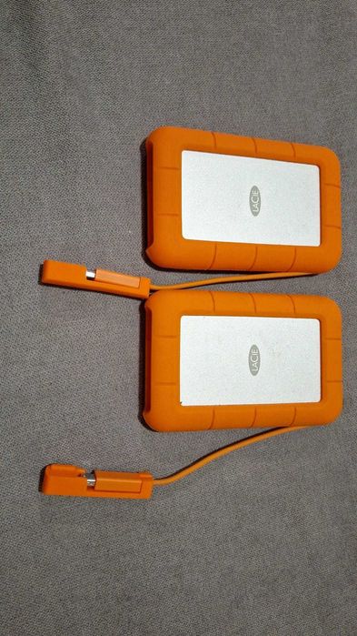 HDD extern LaCie Rugged 1 TB – USB 3.0 + Thunderbolt,nefolosite 0 ore