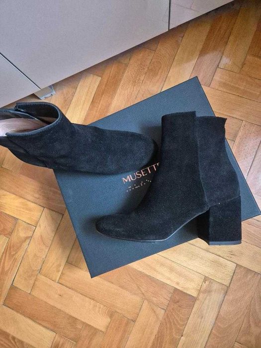 botine Musette (Velvet)  aproape noi - stare foarte buna, marime 37