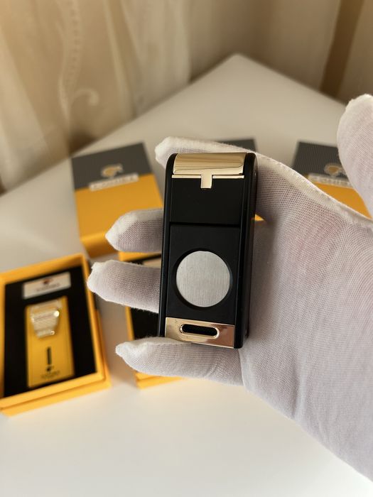 Запалка Cohiba с вградена резачка и пънч – 2 пламъка