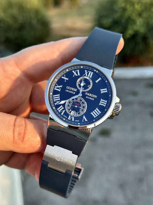 Ulysse Nardin Marine Blue Dial rubber