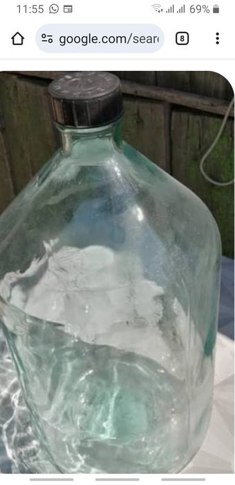 Бутыль стеклянная 19 литров