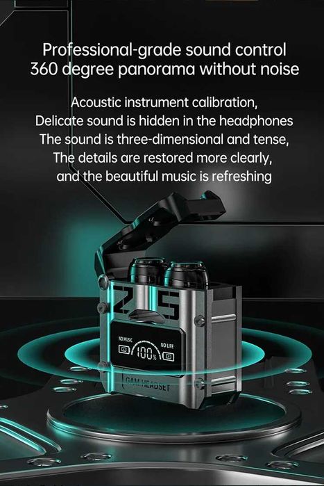 М25 Безжични водоустойчиви гейминг слушалки