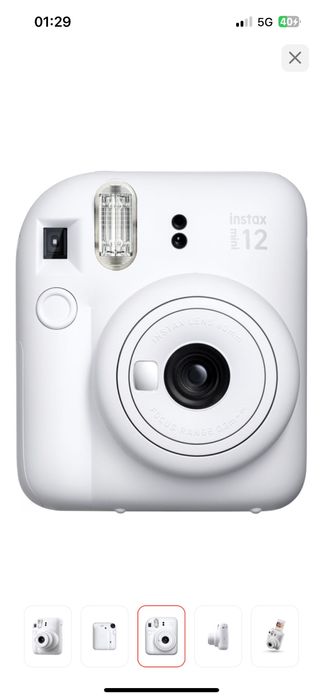 Фотокамера моментальной печати Fujifilm Instax mini 12 белый