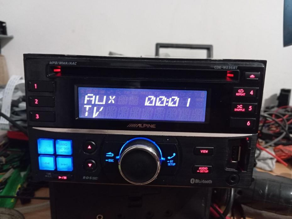 Radio Cd auto Alpine 2Din
