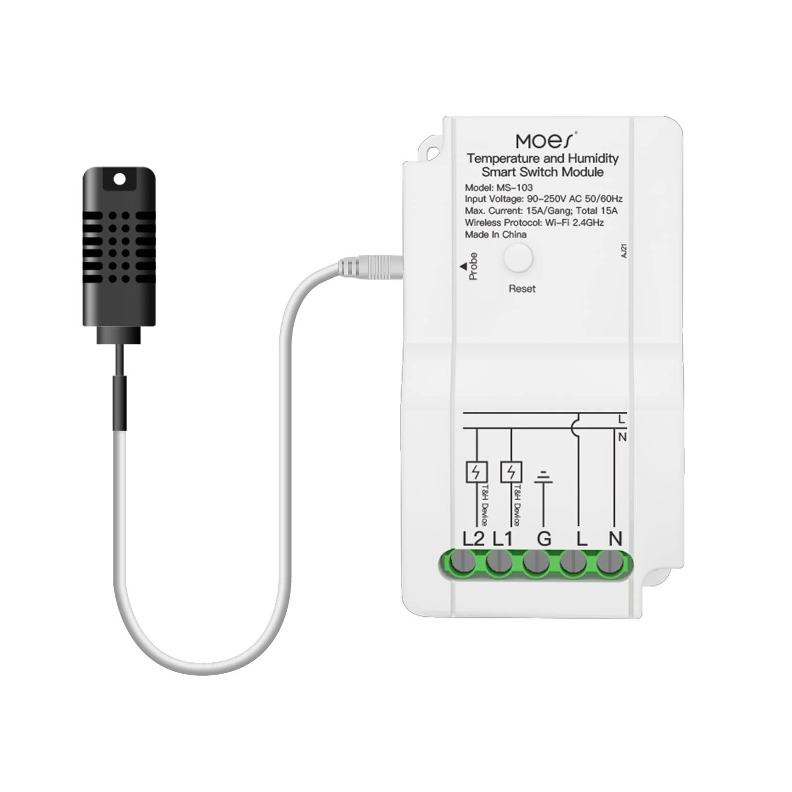 MOES WiFi Smart DIY, сензор за температура или влажност