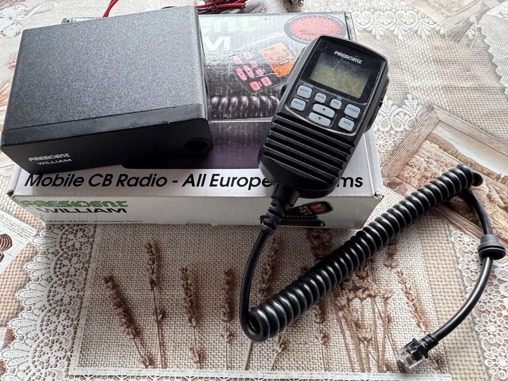 Statie CB President William ASC + Antena President ML145 Black